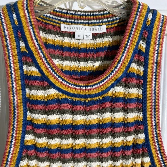 Veronica Beard Crocheted Sweater Sleeveless Top - Picture 6 of 12